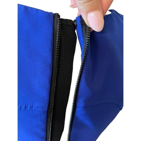 Milly Cobalt Blue Stretchy Sheath Dress Size 10 Knee Length Sleeveless - Picture 5 of 8